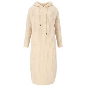 [에이비에프지]꽈베기 후드 니트 롱 원피스 APZ1HO32B