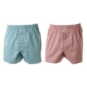 주머니망이 있는 부드러운 면70수 다이아몬드 패턴 남자 트렁크 팬티 WMP5409B