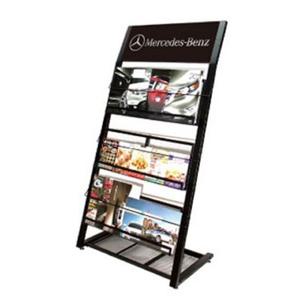 삼화 철제 카다로그스탠드 규격 CS-226L 680mm 3단 포스터스텐드 스텐드 알림판스탠드 게시판스탠드 오피스