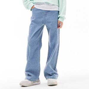 [오션스카이] 여아 인디고 와이드 밴딩 데님팬츠-EAJG2351B0N