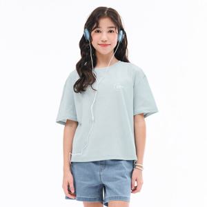 [오션스카이] 여아 쿨 일러스트 그래픽 반팔 티셔츠-ECJG5894E0S