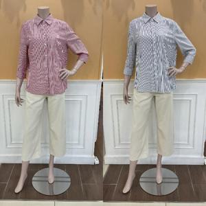 BCBG M백화점 스트라이프 블라우스 B5B5B491