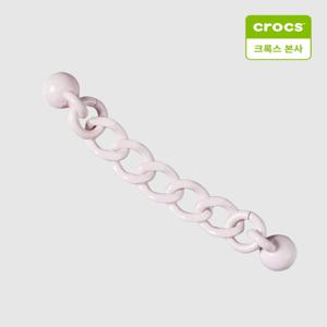 [크록스본사]얇은 핑크 체인 지비츠  참 10012304-GR