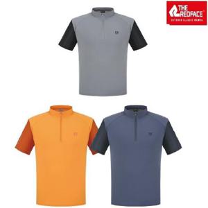 레드페이스 HC22 아이스빅허니컴하프짚티셔츠 REWMTSMBE014