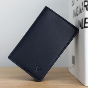 [크로노스]크로노스 CRW19003-DB 천연 소가죽 슬림 미니 명함 반