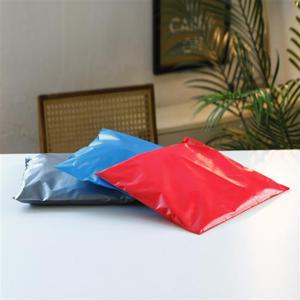 해피락 택배봉투 택배포장지 포장비닐 쇼핑몰 의류 접착 HDPE 블루 30x40+4cm 100장