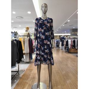 [조이너스][조이너스] 브이넥 프릴 프린트 원피스 JAD-F8WOP-130