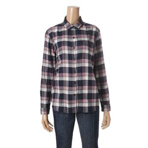 [뱅뱅]여성 체크 긴팔 면 남방 (NSE654)