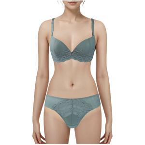 [비비안]BR1980Q BP1980T 트윙클 소프트 쿠션 브라 T팬티세트 DE컵