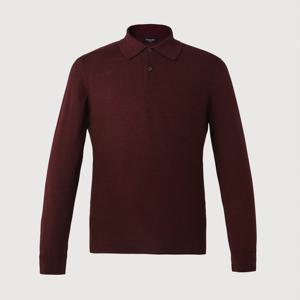 [인디안]솔리드 폴로 긴팔 기본니트 MIVBL4F8261