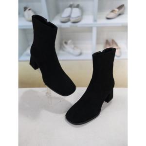 [블리아르]모던 스웨이드 여성 미들힐 삭스 부츠 6cm BLMD501014