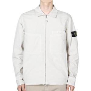 스톤 남성 와펜 패치 밀스펙 집업 오버 셔츠 자켓(베이지) K1S15 1200012 S0063 V0095