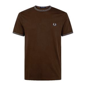 프레드페리 로고 자수 크루넥 티셔츠 FPM1588V56 49A