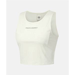 데상트 우먼스 러닝 크롭 싱글렛 아이보리(SQ322RST75) SQ322RST75_IVRY 279193