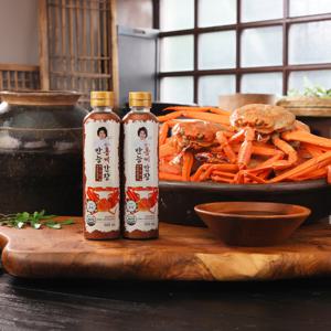 박미란 대가의  만능 홍게간장 500ml*8병 (국내산 홍게, 마늘, 양파, 무, 멸치, 다시마)