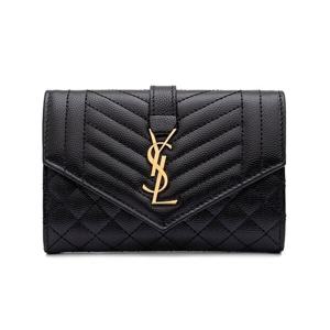 (명품) 생로랑 모노그램 플랩 카드지갑 651026 B