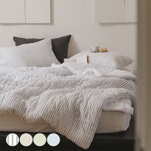 바자르 프렌치모닝 텐셀모달 100% 옥수수솜 사계절 차렵이불세트+패드 SS