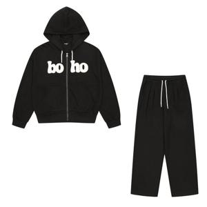 [에꼴리에][가을]세미크롭 후드 점퍼 상하세트 25C0751_0752