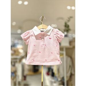 블루독베이비 10 26SS(PK)블루독퍼프소매카라티셔츠 (4631933209)