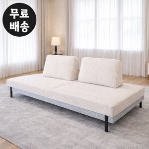 뷰아 패브릭 쇼파 모듈 소파 3인용 미니 아이보리