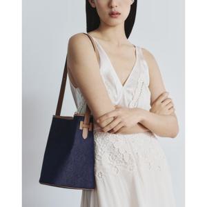 [H-Nuve] 누베 H 캔버스 레더콤비 데님 숄더백 M HIBA6E420N2