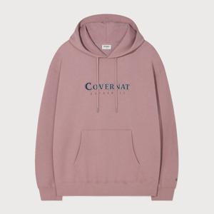 [커버낫]커버낫 센터 로고 후디 더스티 핑크 CO2601HD03DK