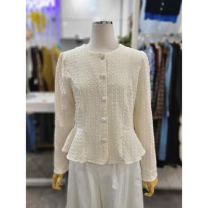 밸리걸 세이브존01 노카라 플레어 블라우스형 자켓 617780