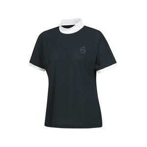 [와이드앵글] 여성 CO 메쉬 믹스 하이넥 티 WWM24274G9