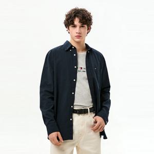 [공식][타미힐피거] [Regula fit] 시어서커 솔리드 셔츠 (T12G1WSH130MT2DW5)