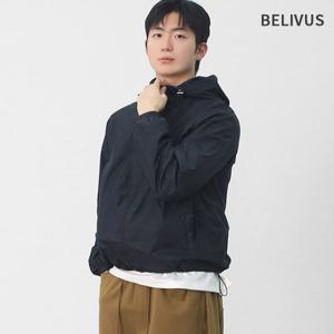 [빌리버스]빌리버스 남자 초경량 나일론 후드 바람막이 BXR068