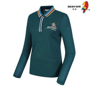 [마코] (여성)아트웍자수카라티셔츠_MPW1TS72