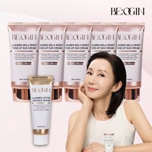 [전인화패키지] 비오진 알부민 톤업 썬크림 50ml*5통 + 알부민크림 25ml*1통