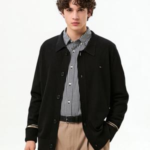 [공식][타미힐피거] 라이트 칼라 가디건 (T12G1KCD721ML1BDS)