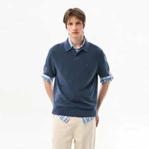 [공식][타미힐피거] 쿨터치 스트럭쳐 폴로 셔츠 (T12G1KPN280MT2DVI)