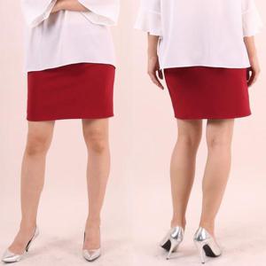 [강물처럼]빅사이즈미니스커트 6535L409 골지스판스커트 WW (191