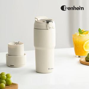 [보냉보온과 블랜더까지 가능한 텀블러] 벤하임 올스텐 무선 블랜더 겸용 텀블러 BKTM-680ml
