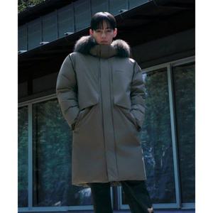 스노우피크 SNOWPEAK APPAREL 드라이피크 윈드스토퍼 롱 헤비 다운 자켓 (S25WMPDJ06) Dark Khaki S25WMPDJ06DK 338107