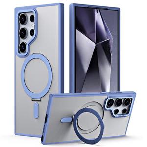 갤럭시S24 플러스 울트라 맥세이프링 거치대 하드 반투명 케이스