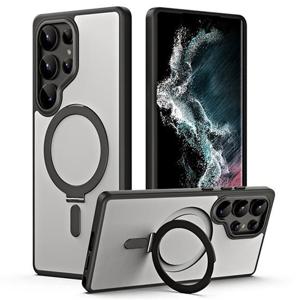 갤럭시S25 플러스 울트라 맥세이프링 거치대 하드 반투명 케이스