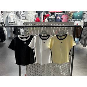 뉴발란스 트랙 크롭 링거 반팔티 W BB NBNEGCW262 19 10 31