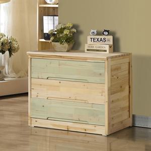 [퍼스웰]알피노 삼나무원목 3단서랍장(SI_007)