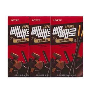 NCM 빼빼로 초코 54g 3개 과자 묶음 간식 모음 안주