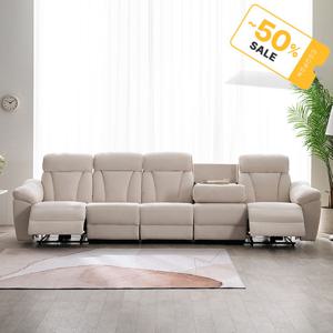 [비특] 바덴 아쿠아텍스 6인용 전동 리클라이너 소파 (양방향)