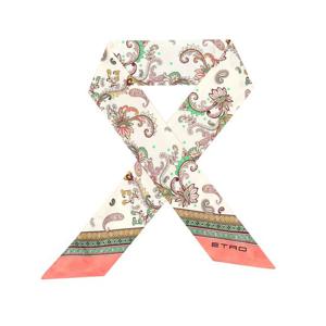 에트로 WATA0016AK670 X0802 리피 모티프 페이즐리 스키니 트윌 실크 스카프