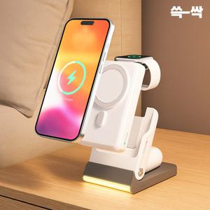 쓱싹 UMPB-MF5in1LED 맥세이프 5in1 LED 보조배터리 무선충전 휴대용 아이폰 전용