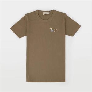 메종키츠네 레인보우 폭스 반팔 티셔츠 EW00103KJ0037 KH