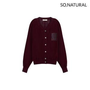 쏘내추럴 26SS 프렌치 린넨 100 니트 재킷