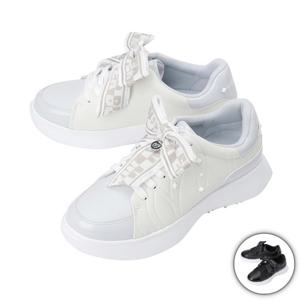 [마스터바니] 여성 탈착 배색 리본 스파이크리스 골프화 (421E3SE102)