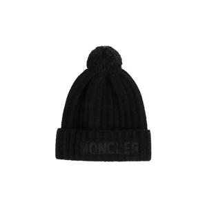 Moncler 로고 디테일 비니 3B00007M1115 999NERO TP957339774