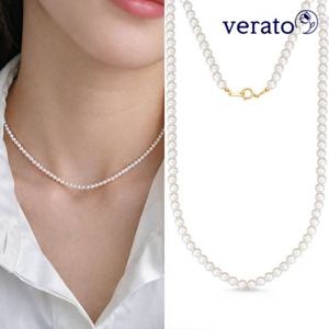 베라토 14K 3mm 스와로브스키 진주 목걸이